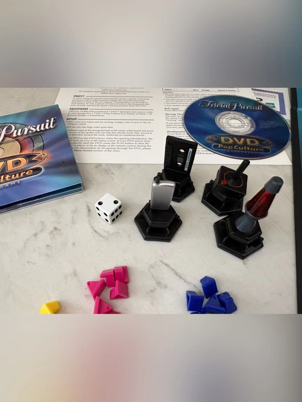 Trivia Pursuit DVD Pop Culture Board Game by Parker Brothers.